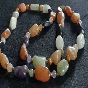 JAY KING DTR Multi-Color Genuine Gemstone Necklace & Bracelet Set